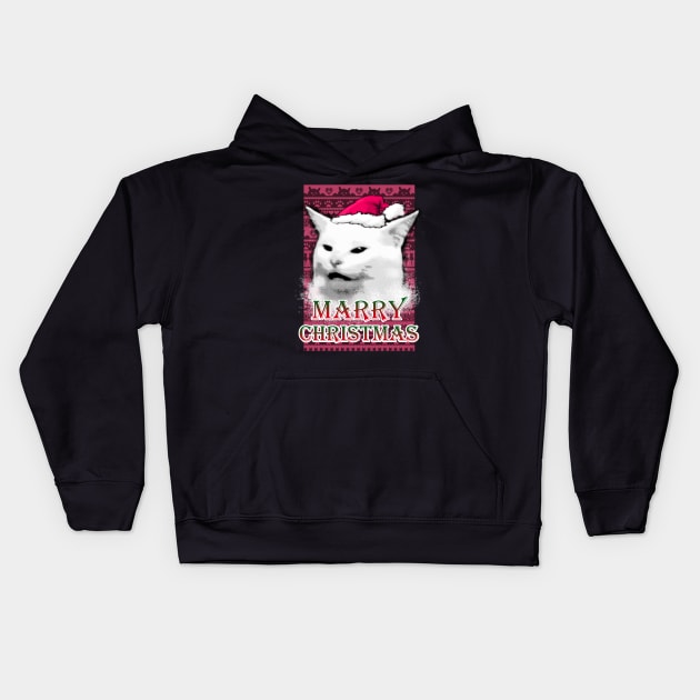 Woman yelling at Cat meme Kids Hoodie by Night9